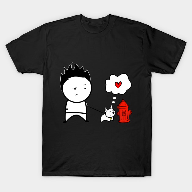 Dog Walk T-Shirt by tighttee